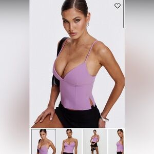 NWOT Princess Polly purple tank top size 4